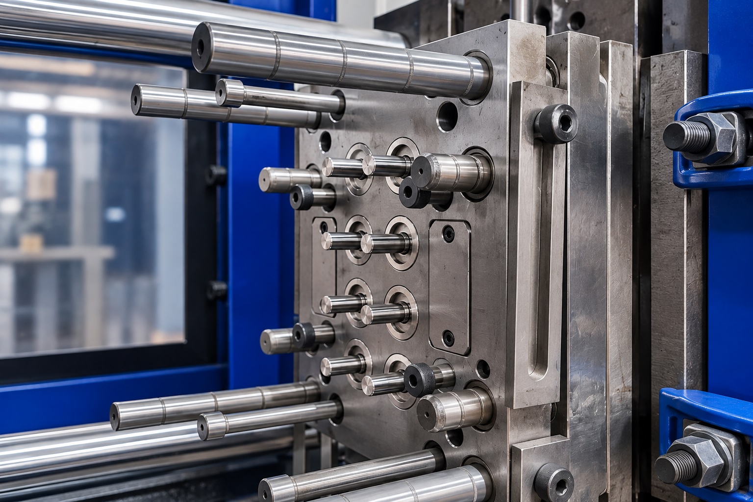 Injection mold installed in molding machinery