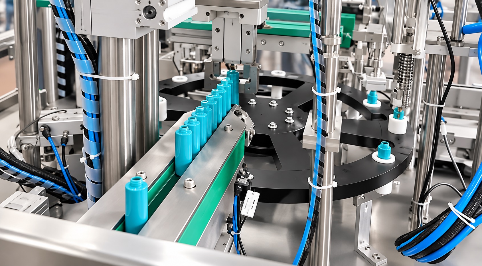 Mascara filling and assembly machinery